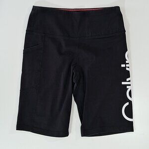 Calvin Klein Black & White Logo Bike Shorts